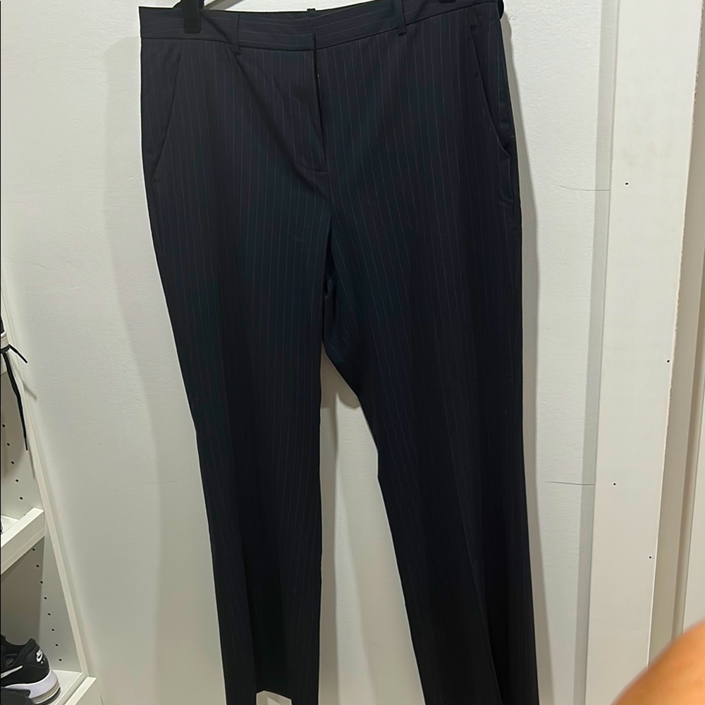Antonio Melani navy pinstripe dress pants